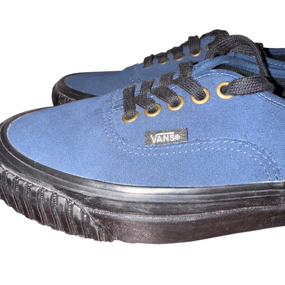 Vans Authentic Blue Suede Lug Platform Sneakers Women's US 9‎ Men's 7.5 - Picture 5 of 12